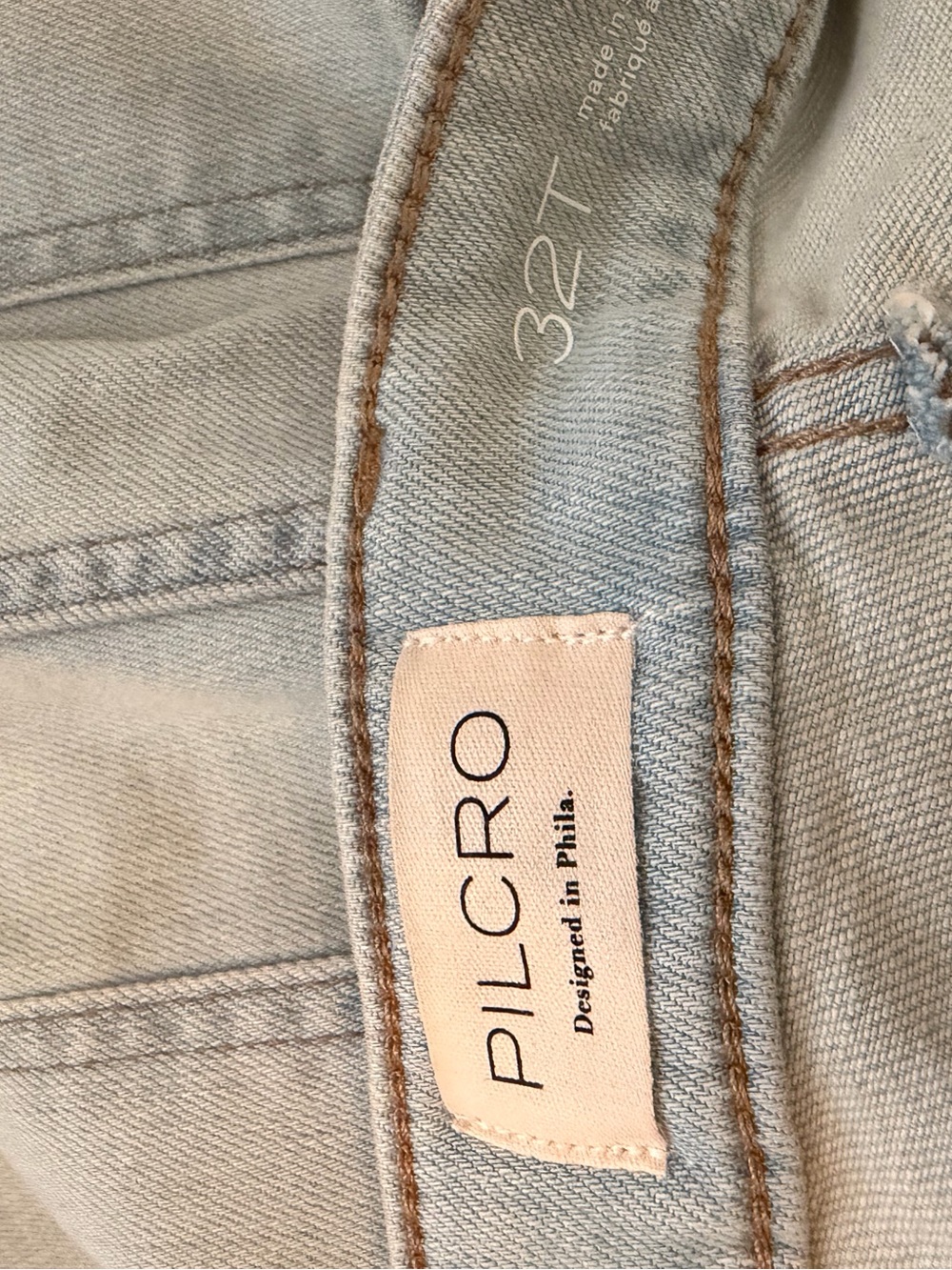 Anthropologie Pilcro The Rylan Relaxed High-Rise Flare Jeans Size 32 Tall NWT - Picture 4 of 6